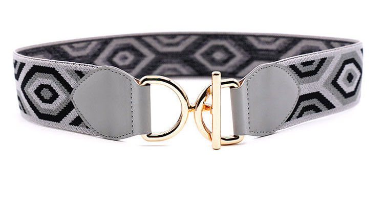 Lady Dress Fabric Woven Belt
